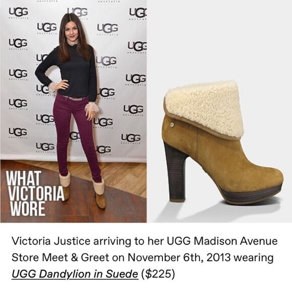 ✨UGG Dandylion Bootie 8 in Chestnut✨EUC✨ - Picture 5 of 11